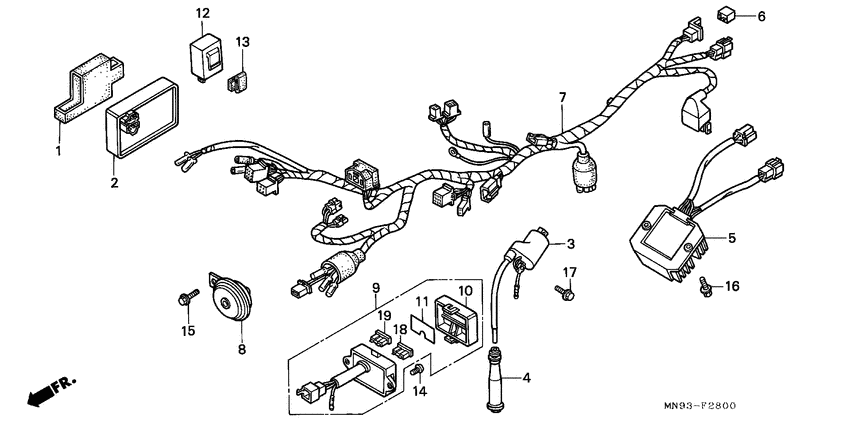 Wire harness/ ignition coil