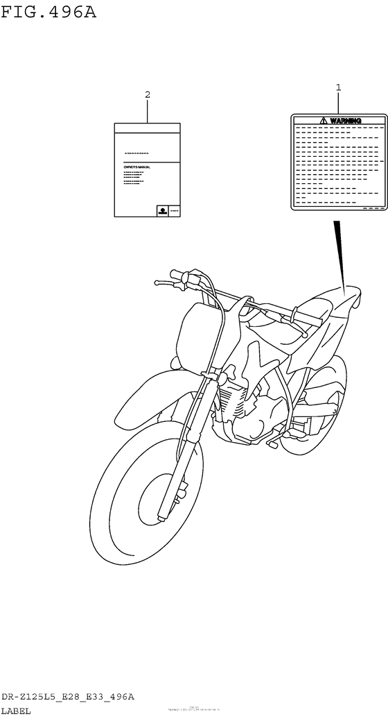 Label (Dr-Z125L5 E28)