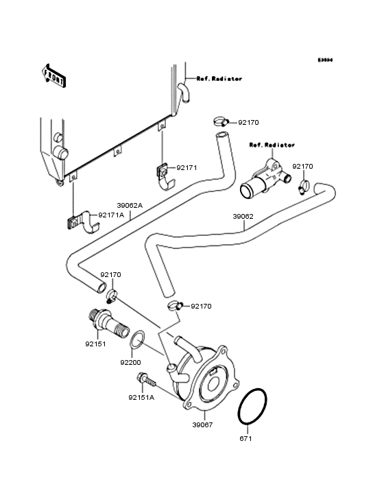ZX1200 Масляный картер