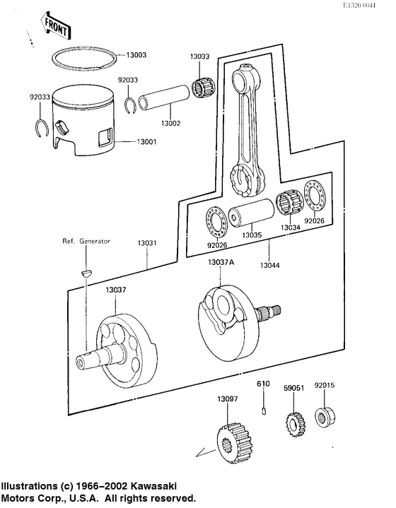 Crankshaft/piston