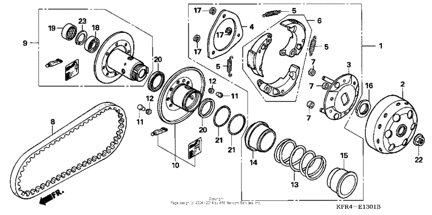 Driven face ('00-'01,'04-)