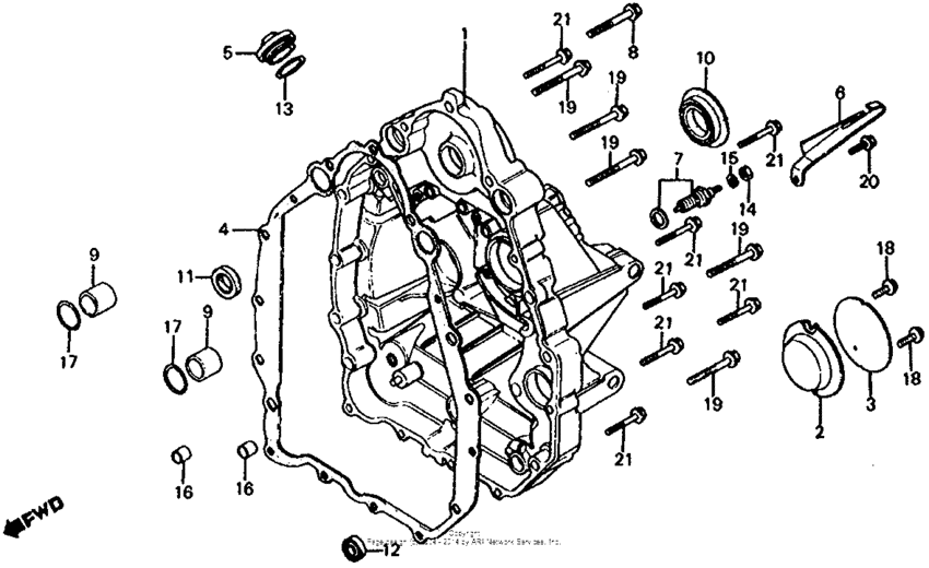 Rear cover