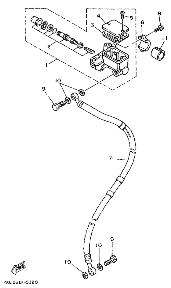 Главный тормозной цилиндр