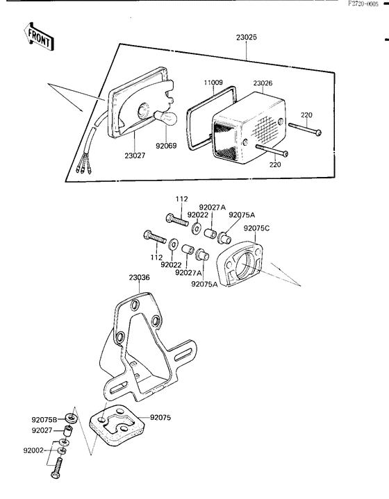 Taillight unit ass`y