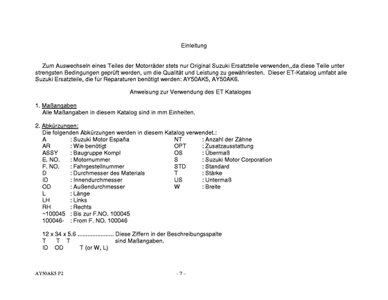 AY50 Catalog preface