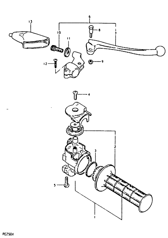 Rh handle grip