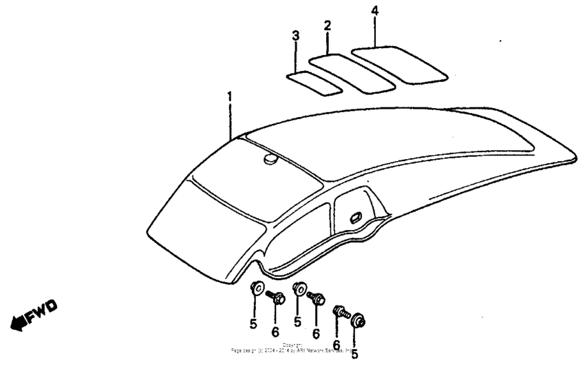 Rear fender 82