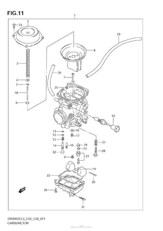 Carburetor (Dr200Sel3 E28)