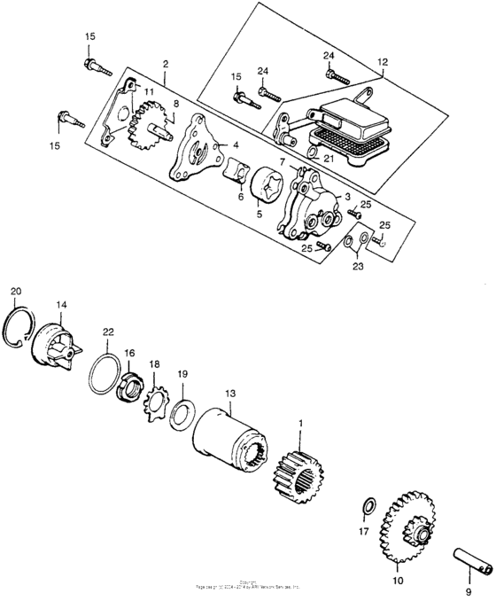 Oil pump + oil filter