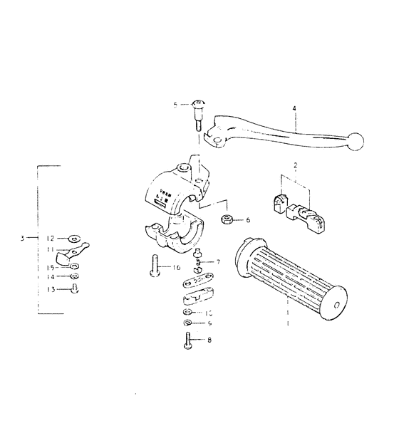 Throttle grip - handle switch