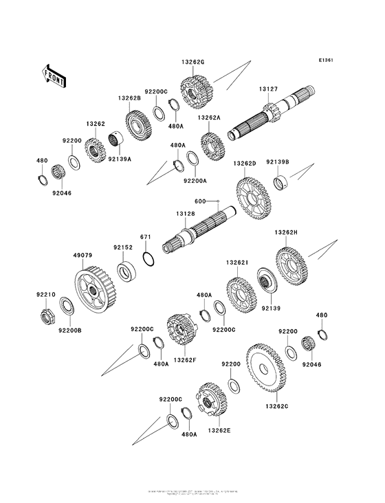 VN1700 Трансмиссия