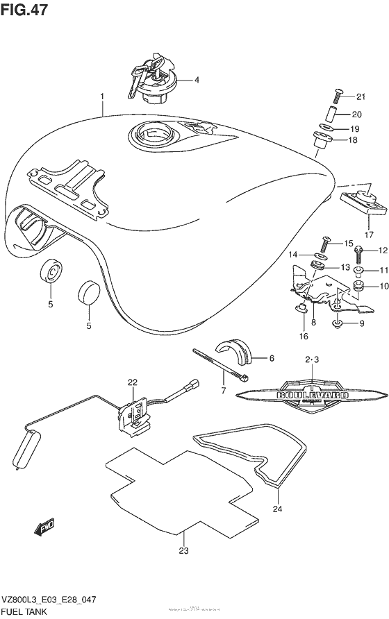 Fuel Tank (Vz800L3 E03)
