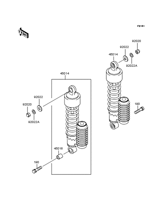 EL250 Подвеска  /  амортизатор