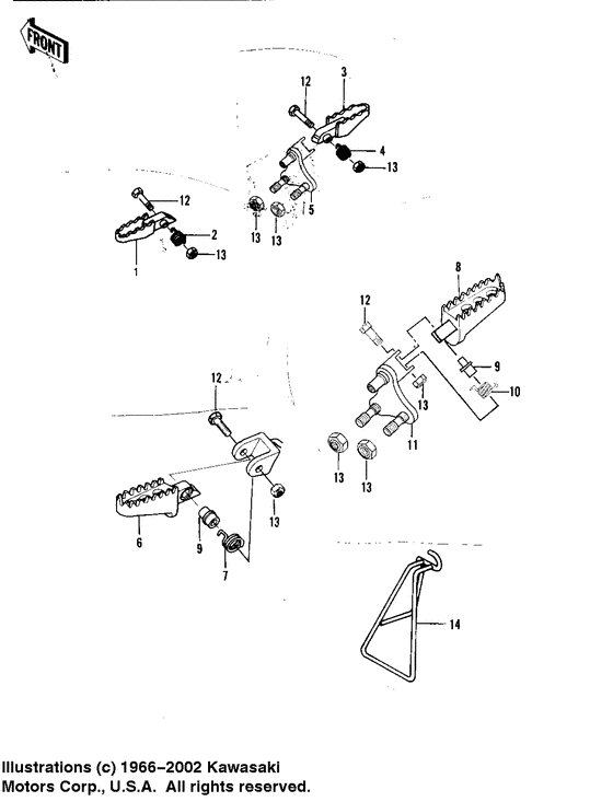 Footrests/stand