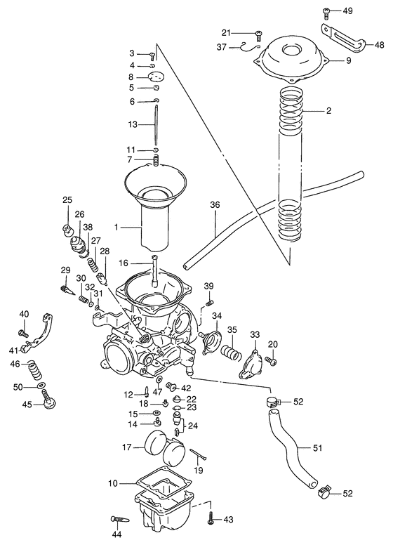 Carburetor assy