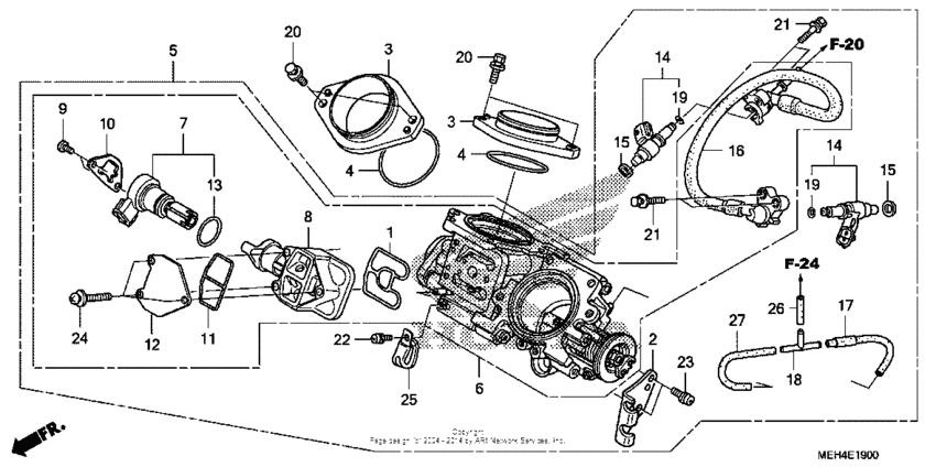 Throttle body (a/cm)