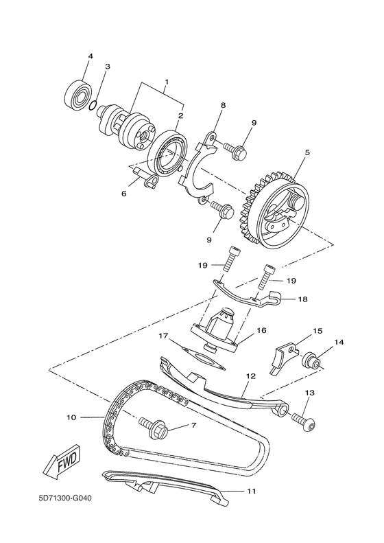 Camshaft & chain