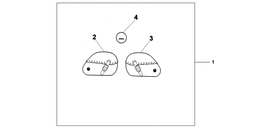 VT750CA Leather saddlebag set