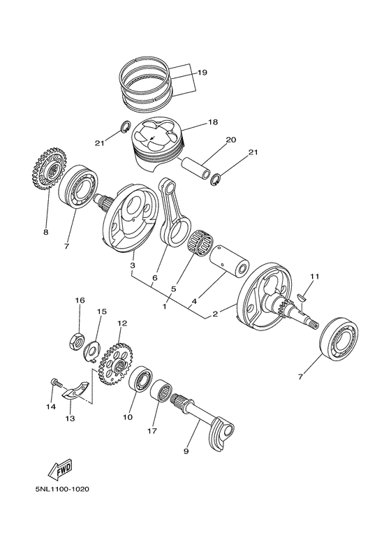 Crankshaft & piston