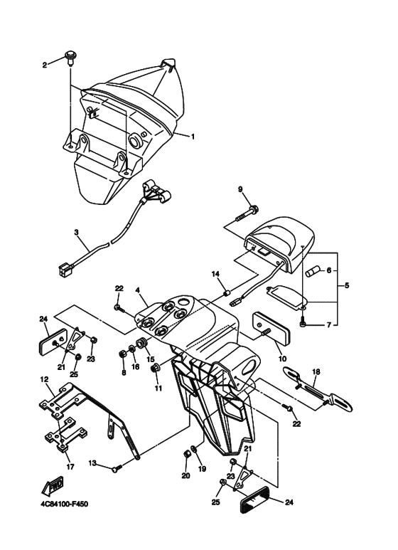 Taillight unit ass`y