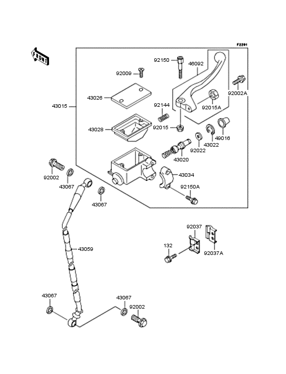 Главный тормозной цилиндр