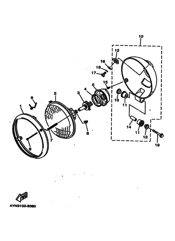XV535S XV535SK Phare
