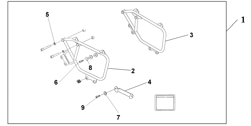Saddlebag mounting brackets