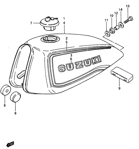 ZR50 Tank fuel