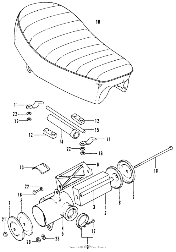 Seat + air cleaner