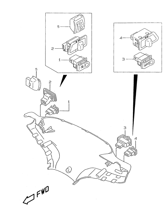 Neutral switch assy