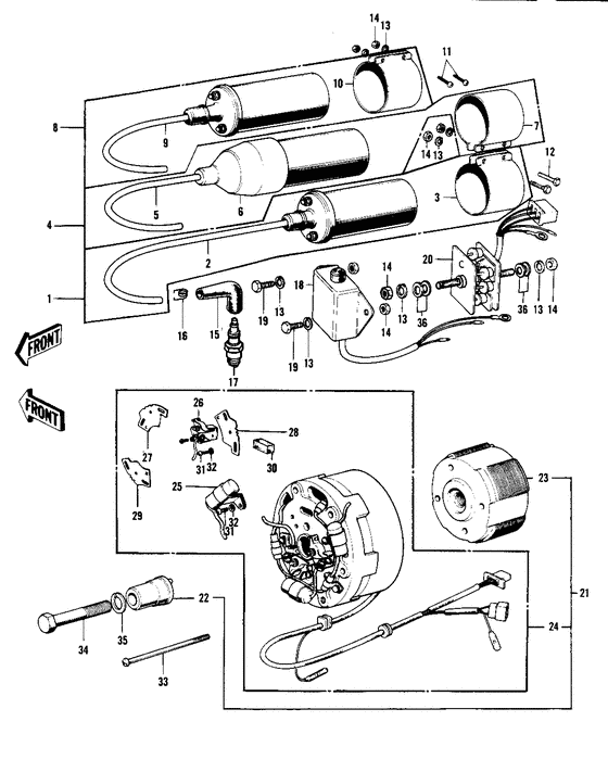 Ignition/generator/regulator