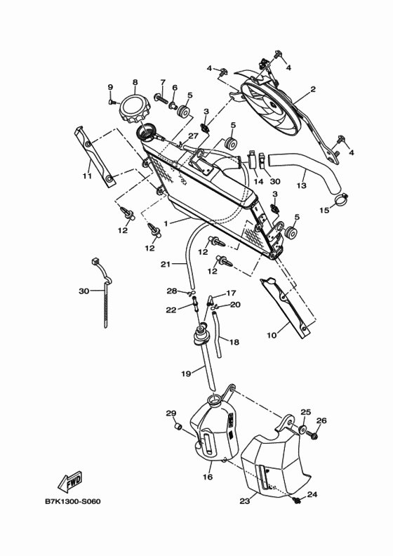 Radiator & hose