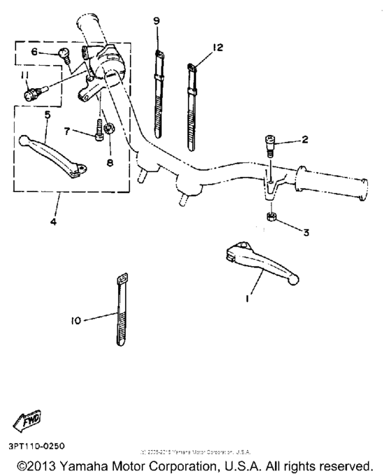 Handle switch - lever