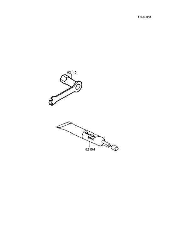  Owner's tools