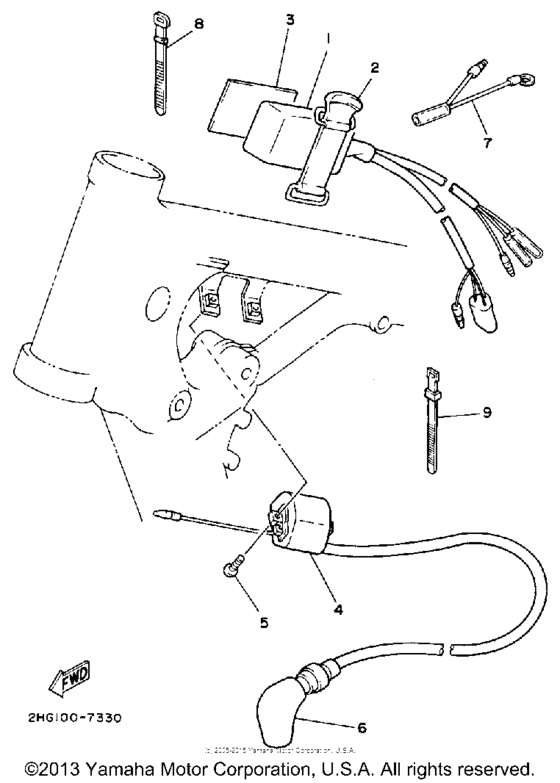 YZ125T Электрика