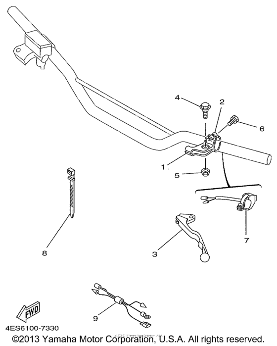 YZ80L Рулевые переключатели