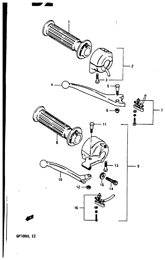 Right handle switch