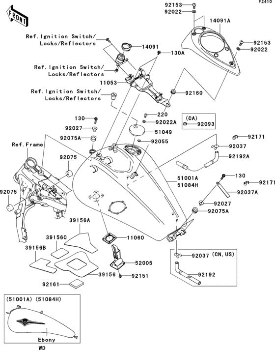 VN1600 Fuel tank(1 / 2)