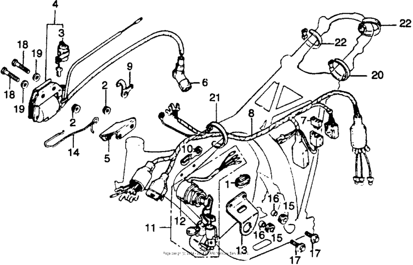 Wire harness + ignition coil
