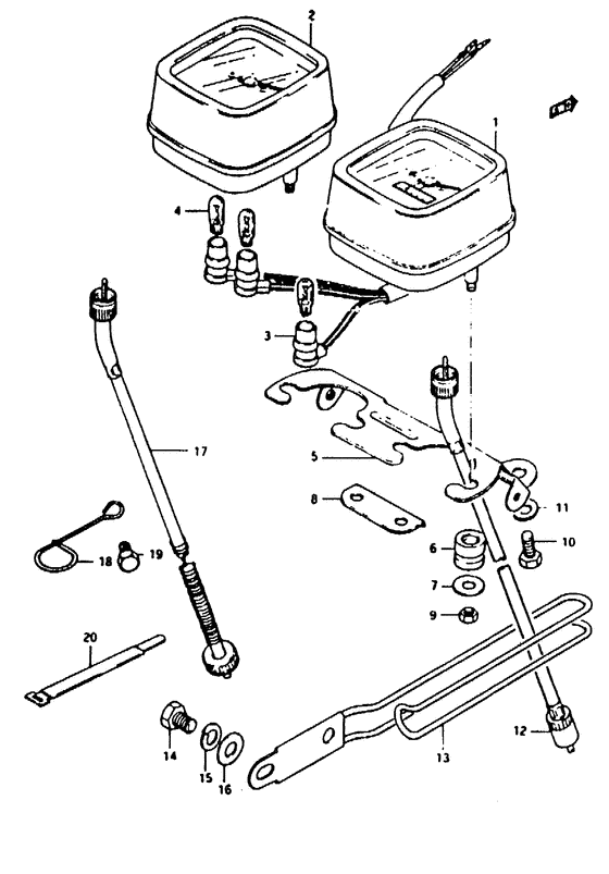 Speedometer-tachometer