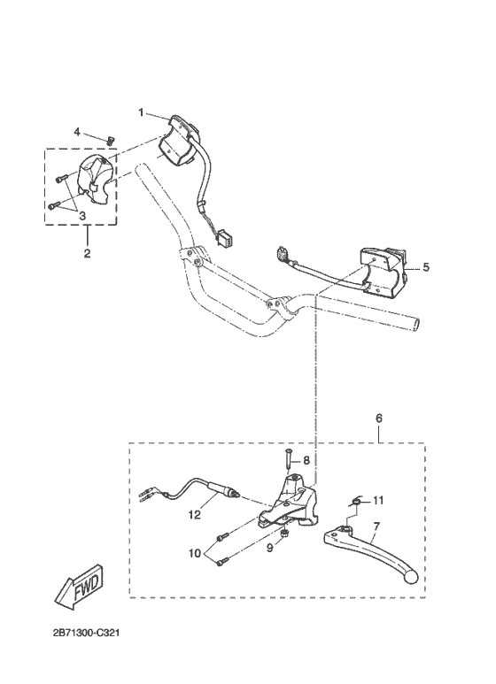 Handle switch & lever