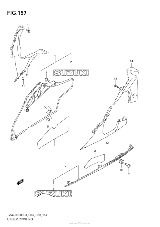 Under Cowling (Gsx-R1000L3 E33)