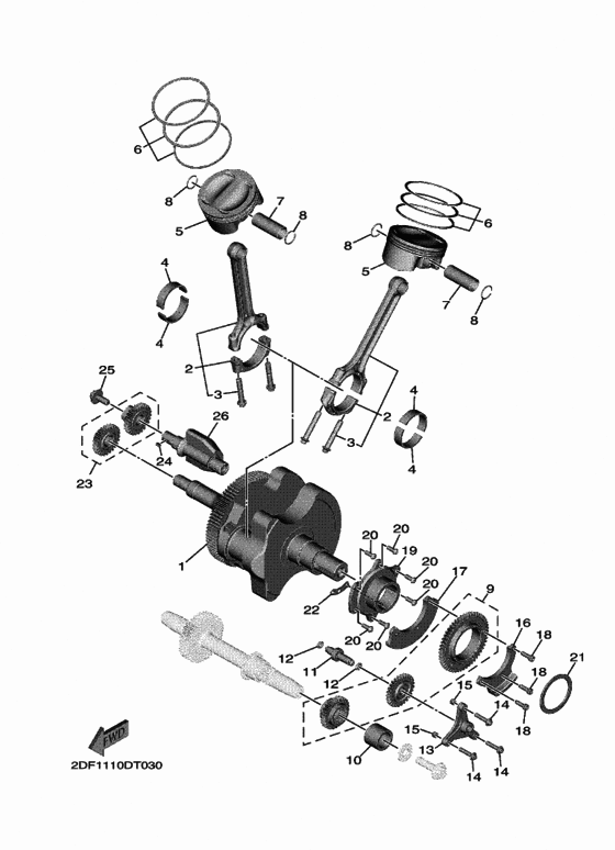 Crankshaft & piston