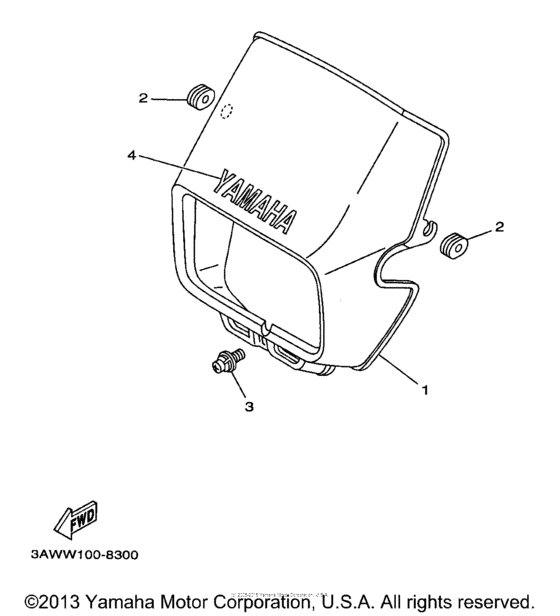 TW200KC Обтекатели