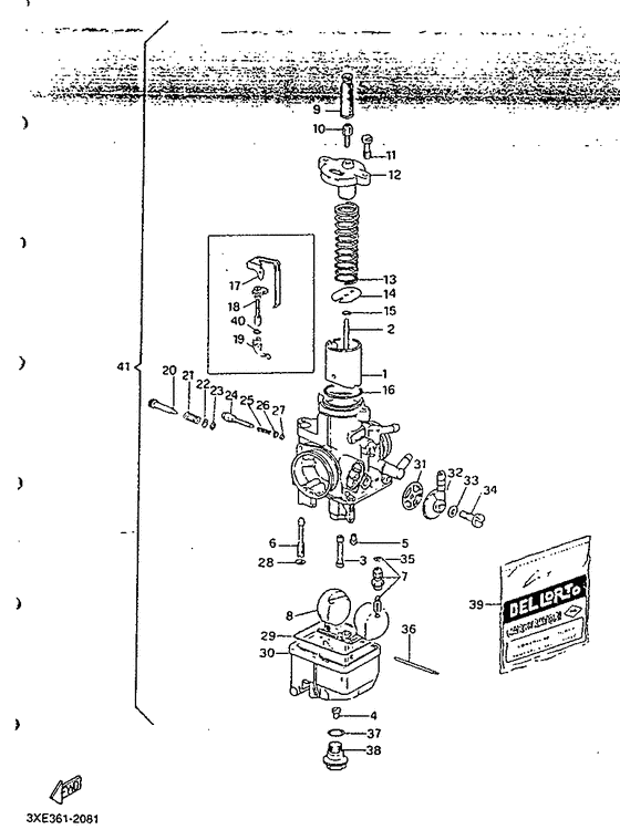 TDR125R Карбюратор