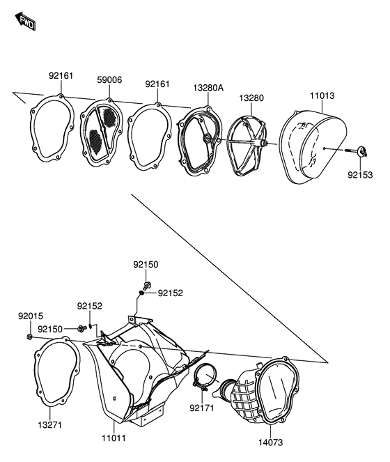 RM-Z250 Воздухоочиститель