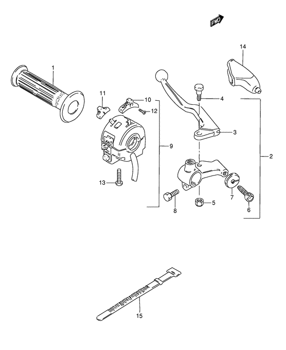 Left handle switch