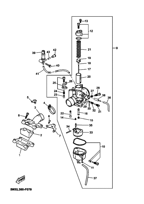 Carburetor assy