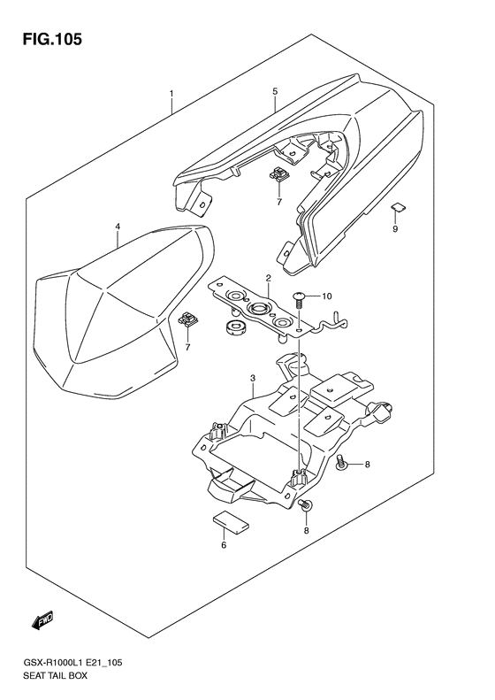 Seat tail box