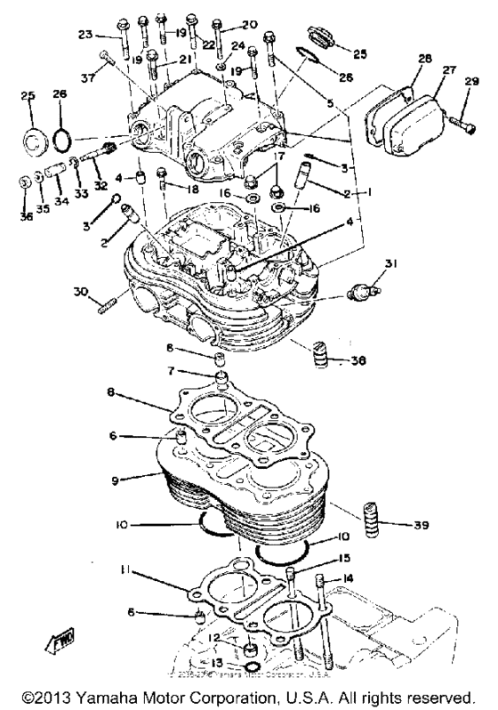 Cylinder head - cylinder